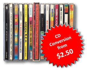 Convert Your Cassettes & Vinyl and rip your CDs to MP3, WAV, AAC, AIFF or Apple Lossless Format