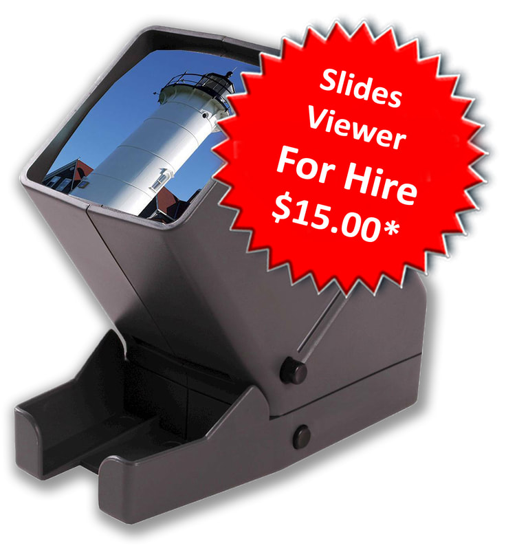 Hire our 35mm Slides & Negatives Viewer for $15.00